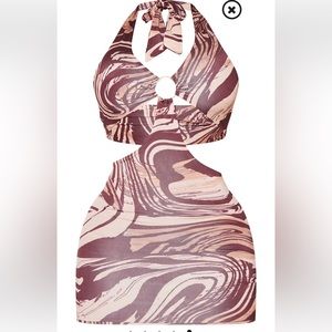 PRETTYLITTLETHING Mini Cut Out Dress